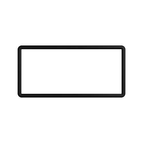 槌屋ヤック(Tsuchiya Yac) 車内用品 ナンバーフレーム シリコーン 2枚入り ブラック PF-389 画像1