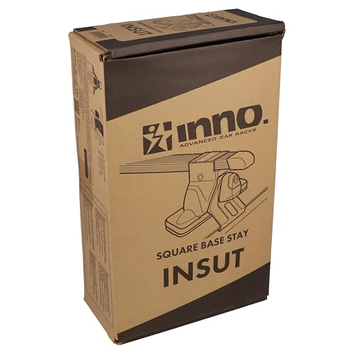 カーメイト(Carmate) inno(イノー) 車種別 スクエアベース スムースルーフタイプ Nボックス/フリード/デリカD:5 / プリウス/プロボックス/シャトル 等 ベースステー ベーシックステー トルクノブ キーロック ナット固定 システムキャリア ルーフキャリア ベースキャリア INSUT 1枚目 画像