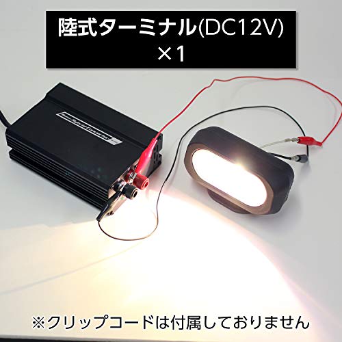 メルテック(meltec) ホーム電源 AC100をDC12Vへ変換 静音タイプ DC12Vソケット1口:15A USB2口:2.4A(合計4.8A) 陸式ターミナル×1 Meltec HS-800 中間 画像
