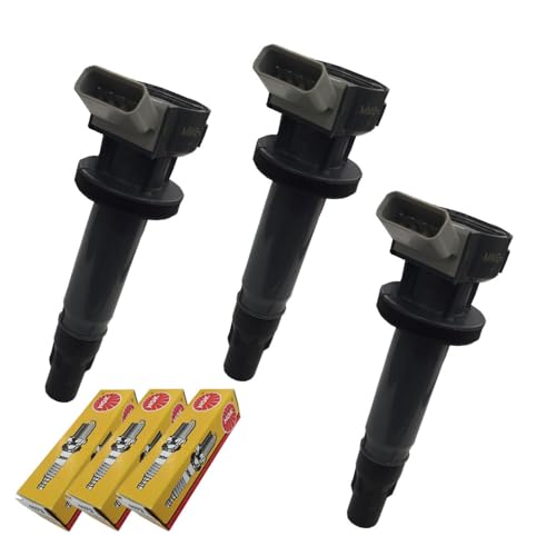 ［エムズ部品］ イグニッションコイル&NGK標準プラグ LKR6C 各3本 ミラ L275S L285S 19500-B1010 タント L375S L385S エッセ L235S L245S ハイゼット S321V S331V S321W S331W ムーヴ L175S L185S ムーヴコンテ L575S L585S IC12 1枚目 画像