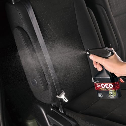 カーメイト(Carmate) 車用 除菌 消臭剤 【 空間 シート 用 消臭 スプレー】 ドクターデオ Dr.DEO プレミアム 無香料 【 消臭 性能200%】 消臭スプレー 250ml ニオイ 菌 ウイルス 除去 D226 中間 画像
