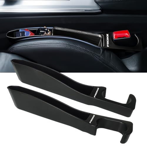 【2025年最新型】フロンクス 専用 隙間クッション 大容量収納 シートサイド 収納ボックス スマホ収納可能 充電線孔あり フロンクス FRONX 対応 ロゴ左右対称設計 サイド隙間埋めクッション 落下防止 運転席+助手席 2本セット 画像1