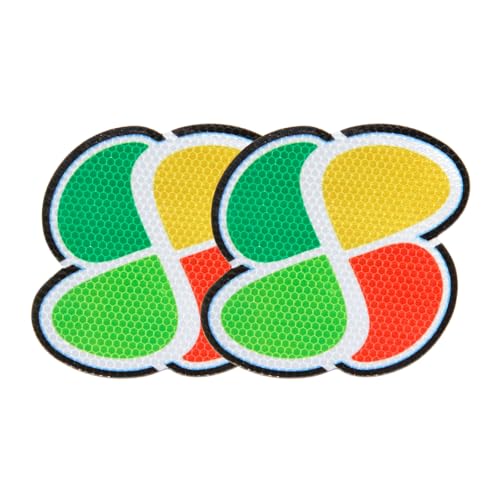 【最新法令準拠 強再帰反射 取扱説明書】高齢者マーク マグネット ステッカー 14.05×15.35cm 2枚セット 高齢運転者マーク 道路交通法適合品 シルバーマーク もみじマーク シニアマーク 車 両面粘着テープ付き UVカット シンプル 防水 糊残りしない 両面テープ付　簡単貼り付 夜間可視性 レンタカー対応 厚さ0.5mm耐久素材 貼ってはがせる 最適サイズ 野外耐候 煽り運転 防止 キズ隠し 2枚【Ritaverse】 画像1