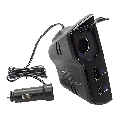 槌屋ヤック(Tsuchiya Yac) 車種専用品 トヨタ カローラクロス 電源BOX ブラック 18.2×14.3×0.01cm SY-CO8 最後 画像