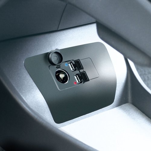 槌屋ヤック(Tsuchiya Yac) 車種専用品 トヨタ 30系 プリウス 専用 増設ソケット 電源BOX フロント コンソール SY-P1 最後 画像