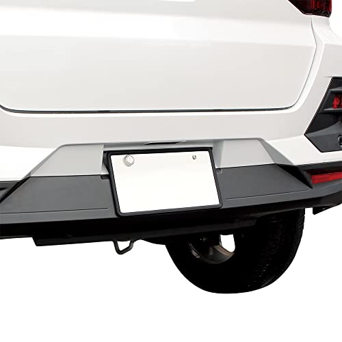 槌屋ヤック(Tsuchiya Yac) 車内用品 ナンバーフレーム シリコーン 2枚入り ブラック PF-389 中間 画像