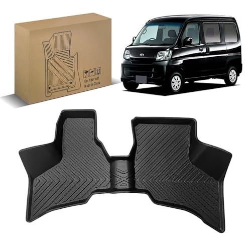 Shvgen|適合ダイハツ ハイゼット S321V S331V フロアマット1列目防水専用設計3D立体構造Hijet S321V S331V 2017.11~2021.11ハイゼット アクセサリー 縁高 TPE材質 耐摩擦 耐汚 折りたたみ式 取付簡単 カー用品(1列目) 1枚目 画像