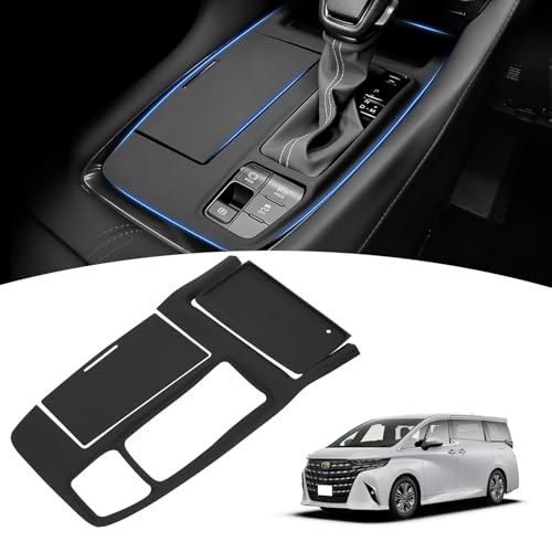 【メーカー直営】Mozan トヨタ アルファード 40系 シフトパネル ラバーマット 【ストレート式シフトレバー装備車】Zガソリン コンソールカバー ゴムマット カバー キズ防止 汚れ防止 指紋防止 車種専用 防水 防塵 内装パーツ アクセサリー 画像1