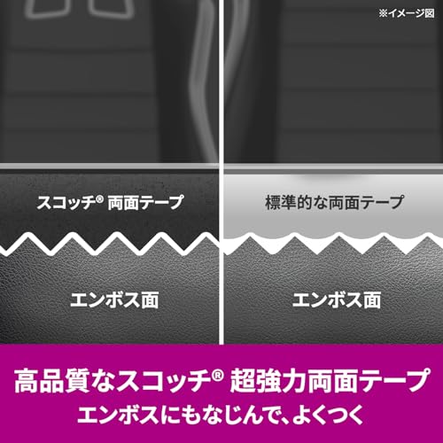 3M スコッチ 超強力 両面テープ プレミアゴールド 自動車 内装用 幅15mm長さ4m SCR-15R 車内小物 カーアクセサリー固定用 中間 画像