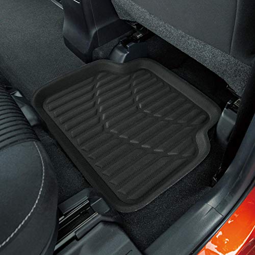 ボンフォーム(BONFORM) カーマット エックスギア 軽/普通車 リヤ 1枚 防水 丸洗いOK ズレ防止加工 50x45cm ブラック 6448-08BK 最後 画像