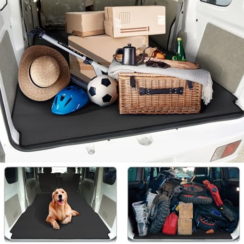 BUYFULL da64v ラゲッジマット da64v 荷室マット エブリイバン da64v マットにベルクロ付き 軽量 巻ける 収納便利 防水 耐摩擦 耐汚れ スクラム/ミニキャブ/NV100クリッパーバン 中間 画像