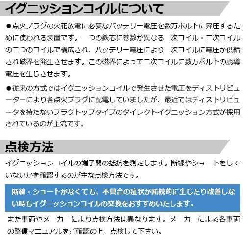 ［エムズ部品］ イグニッションコイル&NGK標準プラグ LKR6C 各3本 ミラ L275S L285S 19500-B1010 タント L375S L385S エッセ L235S L245S ハイゼット S321V S331V S321W S331W ムーヴ L175S L185S ムーヴコンテ L575S L585S IC12 中間 画像
