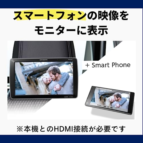 Pioneer プライベートモニター TVM-PW930T-2 9インチ WVGA 2台セット HIGHポジションタイプ カロッツェリア 中間 画像