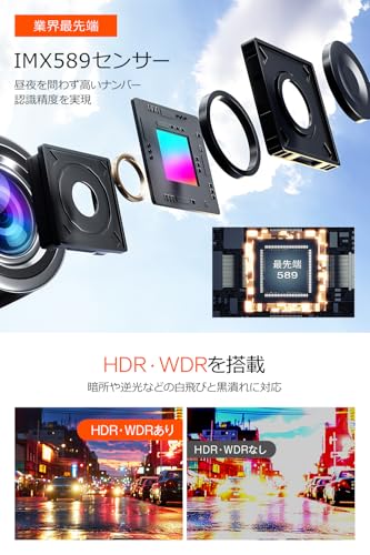 ドライブレコーダー ミラー型 4K【2026革新型&12インチIPS大画面&64GB SDカード】 ドライブレコーダー 前後カメラ GPS搭載 ドラレコ IMX589センサー ミラレコ 170度広角 タッチパネル HDR/WDR 全国LED信号機対策 地デジノイズ対策 IP67防水リアカメラ 操作簡単 日本語説明書付き 中間 画像