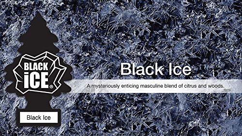 リトルツリー エアフレッシュナー 【Black Ice 6pac】6枚セット！LittleTree 芳香剤 ブラックアイス6枚組 中間 画像