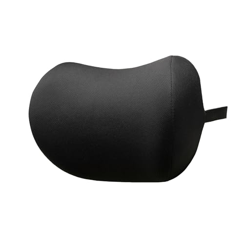 ボンフォーム(BONFORM) ふんわり癒し低反発サポートクッション ネックピロー ブラック 吸湿速乾 低反発ウレタンフォーム 28x20cm 5606-15BK 画像1