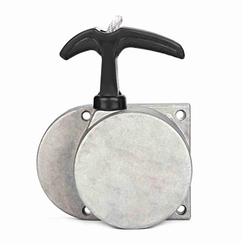 合金プルスタートスターターキット、49cc 50cc 60cc 66cc 70cc 80cc 2ストローク電動自転車用アルミプルスターター、耐久性があり低騒音の交換部品で簡単に収納可能の特徴・詳細 画像