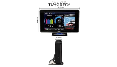 BLITZ(ブリッツ) Touch-LASER TL406RW 無線LAN機能搭載！JMA-600(NTG-962) JMA-520 JMA-401 取締機対応! MSSSスキャン機能搭載で誤警報85％低減！新周波数使用移動オービスMSSS対応！フルオート機能搭載！ 新型レーザー光受信対応 レーダー式移動オービス識別 4.0インチ液晶搭載 レーザー&レーダー探知機 GPSデータ更新無料の詳細・まとめ 画像
