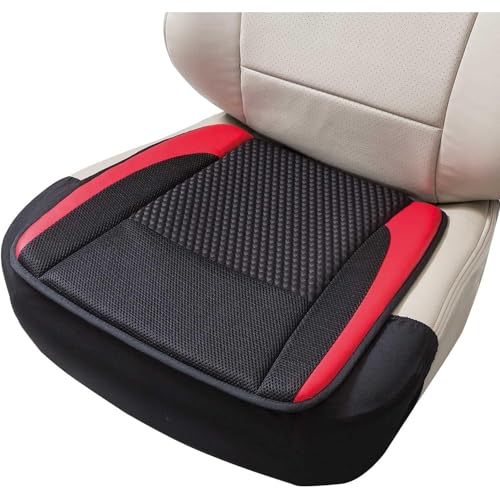 ボンフォーム(BONFORM) シートクッション ベーシックスタイル ヒップ型 スカート付 45x45cm レッド 5748-43RE 最後 画像