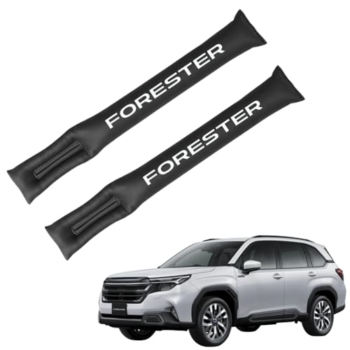 XIKER スバル フォレスター SL系 SK系 SL系専用 PUレザー 隙間クッション 車用 シートサイド隙間埋め 運転席 助手席 ゴミ小物類 落下防止 カー用品 便利グッズ シートコンソール座席隙間落ち防止 内装 カスタム パーツ 2本 セット(ブラック) 画像1