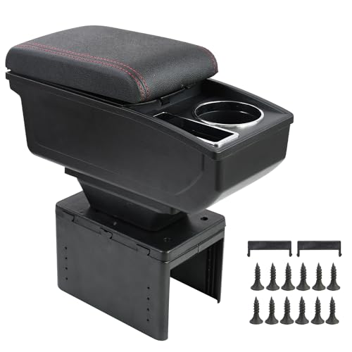 Chaoxinyizu アームレスト コンソールボックス 車用収納ボックス 汎用 車肘置き 肘掛け 内装 長時間 運転 アームレスト 1