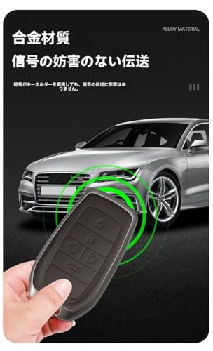 クラウン キーケース 適合 トヨタ クラウン 220系 新型 クラウン クロスオーバー 35系 クラウンスポーツ 30系 クラウンエステート 30系 スマートキーケース 本革 クラウンスポーツ アクセサリー キーカバー 3ボタン専用 全面保護 耐衝撃 傷防止 電波遮断なし ギフトボックス付属 (クラウン, ブラック)の特徴・詳細 画像