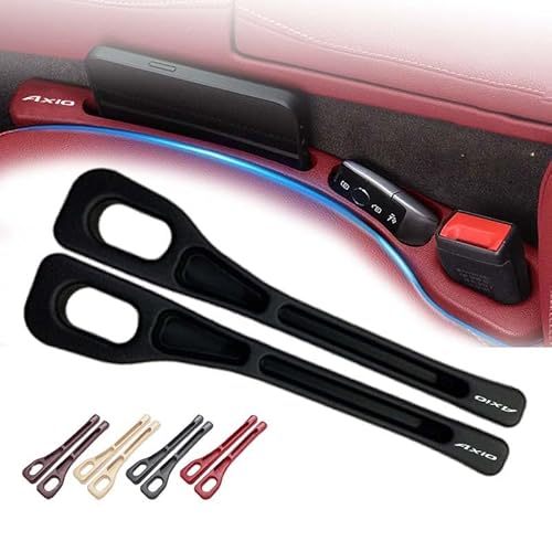 BATIZI 新型カローラアクシオ用 AXIO カーシートギャップフィラー 2個入り 隙間クッション カローラ アクシオ 160系 NRE161 NZE161 NZE164 NKE165 2012年5月～現行 車 隙間埋め サイド ギャップフィラー 隙間ストッパー 隙間収納 車 SUV カーシートアクセサリー 運転席 収納スロット 隙間ギャップフィラー（黒） 画像1