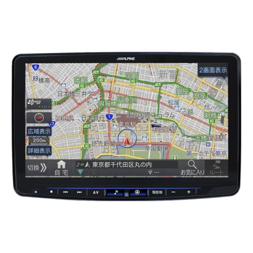 アルパイン(ALPINE) 11インチカーナビ フローティング BIG X 11 XF11NX2 【DVD/CD/SD対応モデル】 ワイヤレスカープレイ / AppleCarPlay / AndroidAuto / Bluetooth / HDMIミラーリング / CD / DVD / SDカード / USBメモリに対応の外観・全体像 画像