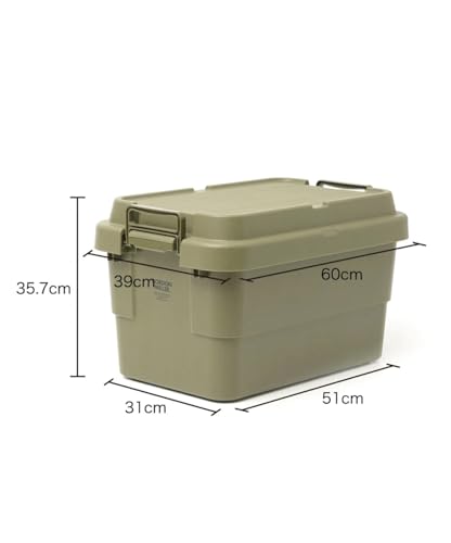 GORDON MILLER スタッキング トランクカーゴ 50L 収納ボックス 大容量 蓋付き 座れる 積み重ね フラット コヨーテベージュ 01613362の詳細・まとめ 画像