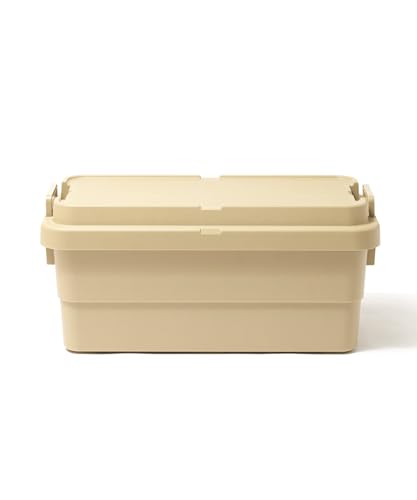 GORDON MILLER スタッキング トランクカーゴ 70L 収納ボックス 大容量 蓋付き 座れる 積み重ね フラット コヨーテベージュ 01628754の詳細・まとめ 画像