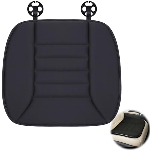 【2026新登場＆柔道整復師推薦】Vkosam 車 クッション シートクッション カーシートクッション カーシート 座布団 通気性 四季汎用 滑り止め 低反発 通気性 体圧分散 痔 お尻が痛くならない 椅子用 自宅 オフィス (ブラック) 1