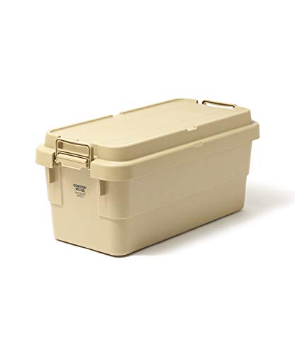 GORDON MILLER スタッキング トランクカーゴ 70L 収納ボックス 大容量 蓋付き 座れる 積み重ね フラット コヨーテベージュ 01628754 1