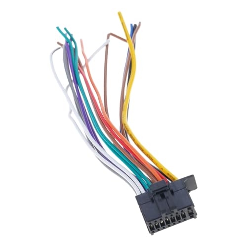 16PIN ワイヤーハーネスラジオプラグステレオプレーヤー用カーステレオケーブル 16 ピン配線配線ハーネスの特徴・詳細 画像