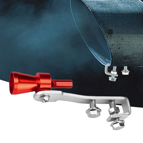 ターボエキゾーストホイッスル – 耐衝撃性合成アルミニウム大型軽量車用排気音ブースターモジュール、強化マフラー表面、高密度テールパイプブローオフバルブ計器 |オートマ用の特徴・詳細 画像