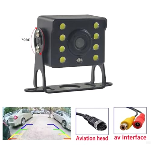 Bzvshdgee の車用ナイトビジョンカメラディスプレイ CVBS 車用バックカメラ フルカラー車用カメラ 4ピンの詳細・まとめ 画像