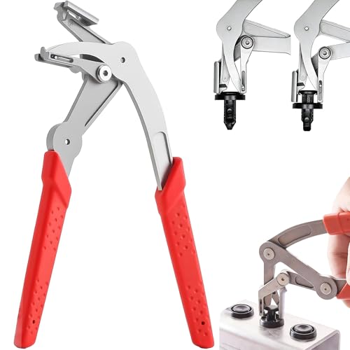 車用クリッププライヤー クリップリムーバー 車用クリップ取り外しツール 内張剥がし スプリング/レバーによる省力設計 17-4 高硬度 ステンレ 車/自動車のバンパー/フェンダー/エンジンルーム/シャーシに適用 プラスチック留め具 損傷防止・傷つけにくい 整備士/プロ仕様 1