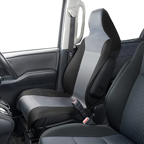 ボンフォーム(BONFORM) シートカバー ドライニット 抗菌性 吸湿速乾 前席1枚 グレー 4117-10GYの詳細・まとめ 画像