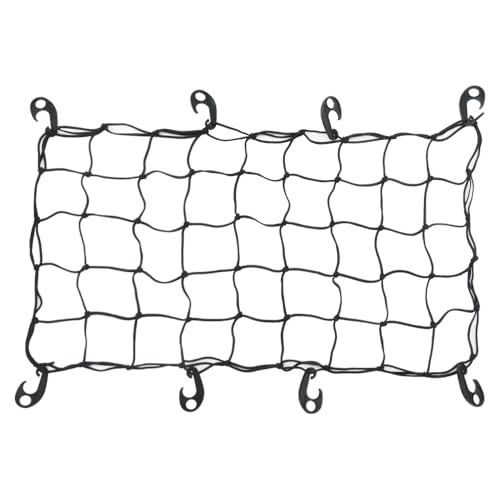 キャリーワゴン用ネット 荷物固定 荷崩れ防止 移動 フック付き 伸縮 引っ越し アウトドア ショッピングカート 1