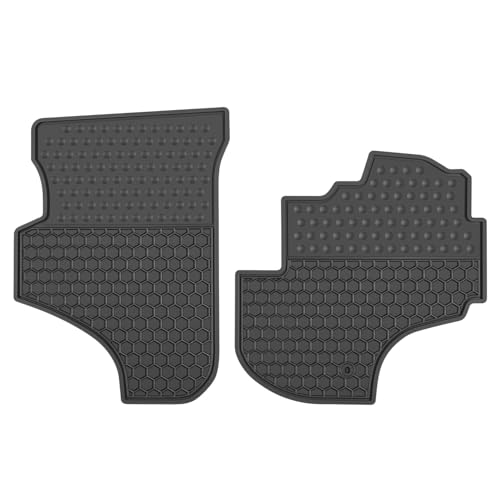 Lwope ダイハツ ハイゼット トラック S500系 フロアマット Hijet S500P/S510P AT車用 H26年9月～現行 カーマット 1列目のみ 柔らかい ラテックス素材 高い耐寒性 滑り止め 汚れ防止 防水 防塵 車種専用設計 取付簡単 保護パーツ カー用品 2枚セット 1