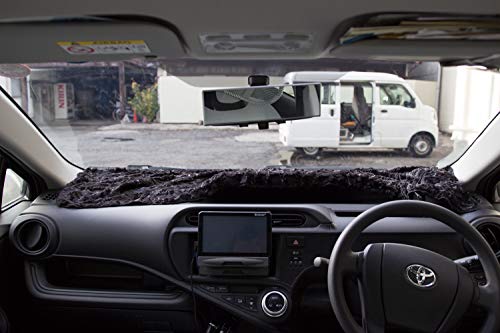 フジヤマ GOLD MOUNTAIN 流れる光沢 ウェーブ ダッシュボードマット 汎用 ブラック GM405902の特徴・詳細 画像