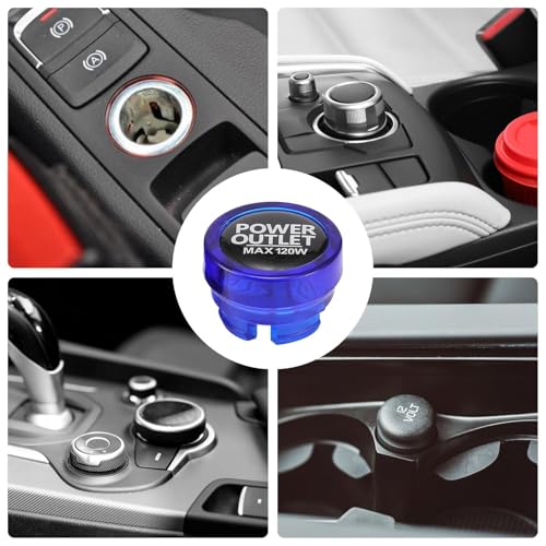 シガーソケット カバー, シガーソケット キャップ, ライターソケットカバーキャップ, ライター用防塵ユニバーサルプラグカバー, ほとんどの車、トラック、ボート用の半隠蔽デザインの車両アクセサリ, 防水 防塵の特徴・詳細 画像