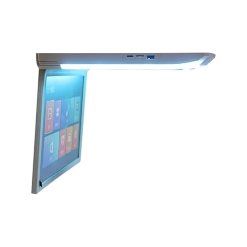15.6インチディスプレイ デジタルスクリーン カールーフモニター LCD フリップダウンスクリーン オーバーヘッド マルチメディアビデオ 天井ルーフマウント(Grey 15.6 inch)の特徴・詳細 画像