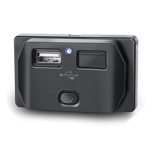 12V USB コンセント ダブル USB 車の充電器ソケット電源コンセント キャップ付き、パネルマウント 2 ポート 12V 24V バス ATV 充電器アダプター急速充電 1