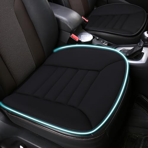 車 クッション シートクッション 車用座布団 低反発 体圧分散 お尻が痛くならない カーシートクッション 滑り止め付き 通気性 四季通用 運転席/座席/椅子兼用（ダークブラック） 1