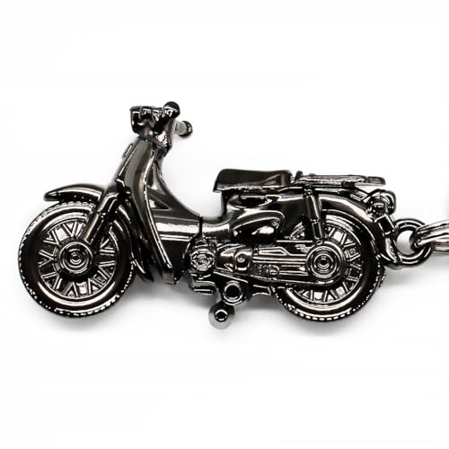 [CAMSHOP] HONDA ホンダ 3D スーパーカブキーチェーン super cub BLACK EDITION 限定1000個 シリアルナンバー入 ブラックの特徴・詳細 画像