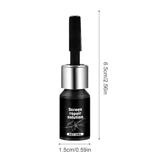 ガラス補修液 5ml スマホ画面修復液 UV硬化レジン 携帯電話スクリーンガラス修理キット 液体 迅速修理 ひび割れ補修 傷消し 画面修 理 固化膜付き キズ除去 透過性 液晶保護 擦り傷 タブレット 曲面 湾曲画-面 自主メンテナンス スマホ修 理の特徴・詳細 画像