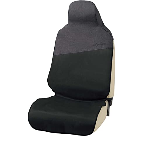 ボンフォーム(BONFORM) ポリエステル 乗用車用 シートカバー クロスギア 防水・丸洗い 前席1枚 グレー 4087-10GY 1