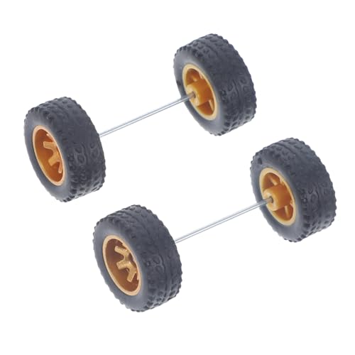 DECHOUS 1:64スケール対応ゴム製ホイールリム おもちゃの車模型用交換ホイール 簡単取り付けミニチュア車両やカーモデルのコレクターに最適 1