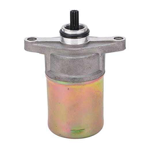 Electric Starter Motor Replacement for GY6-50/60/80cc, High Performance Starter Motor, 10 Teeth Metal Starter for Go Karts Scooters ATV UTV, Easy Installationの特徴・詳細 画像