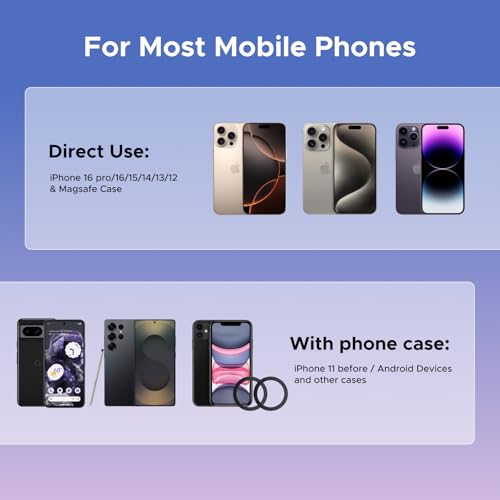 UGREEN 車載ホルダー magsafe式 エアコン吹き出し口 マグネット 超強磁力 magsafeホルダー 片手操作可能 車 スマホホルダー マグセーフ 車 携帯ホルダー 横型縦型吹き出し口対応 取り付け簡単 4.3-7.6インチ対応 iPhone 17/16/15/14/13/12など対応 メタルリング付きの特徴・詳細 画像